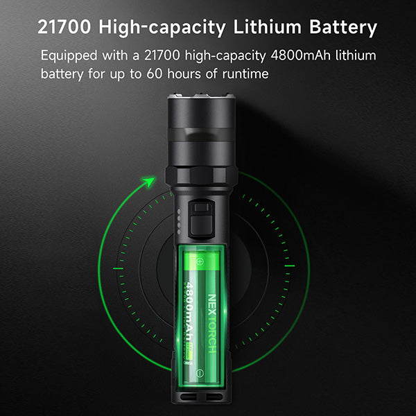 Lampe Torche Nextorch P84B - 3700 Lumens rechargeable - balise de signalisation  NYCTALOPE  