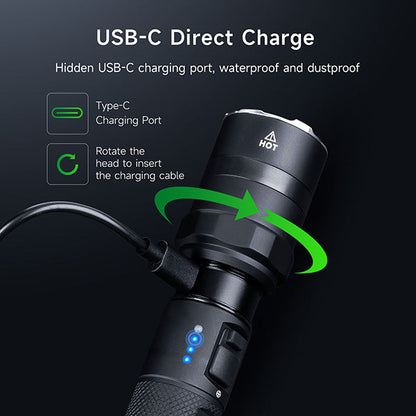 Lampe Torche Nextorch P84B - 3700 Lumens rechargeable - balise de signalisation  NYCTALOPE  