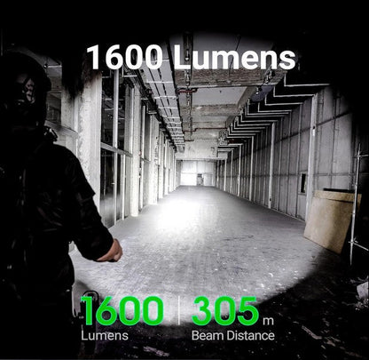 Lampe Torche Nextorch P86 - 1600 Lumens rechargeable USB-C sifflet électronique intégré  NYCTALOPE  