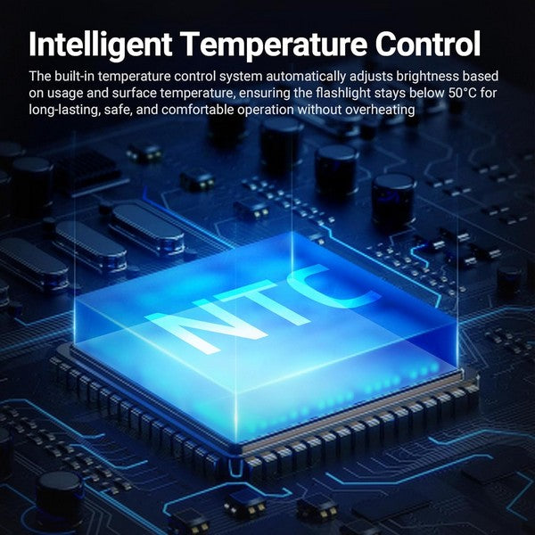 Lampe Torche Tactique Nextorch P91 - 5000 Lumens rechargeable USB-C - NYCTALOPE