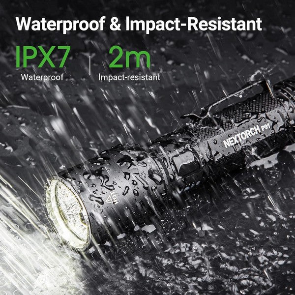 Lampe Torche Tactique Nextorch P91 - 5000 Lumens rechargeable USB-C - NYCTALOPE