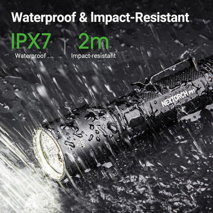 Lampe Torche Tactique Nextorch P91 - 5000 Lumens rechargeable USB-C - NYCTALOPE