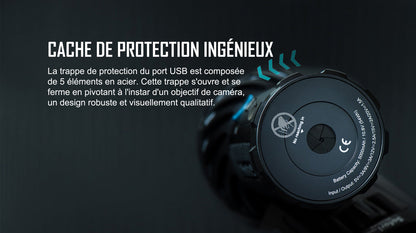 Lampe Torche Olight MARAUDER 2 - 14000 Lumens – Rechargeable  NYCTALOPE  