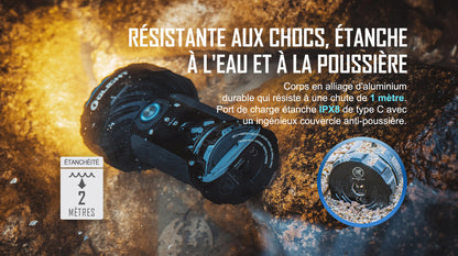 Lampe Torche Olight MARAUDER 2 - 14000 Lumens – Rechargeable  NYCTALOPE  