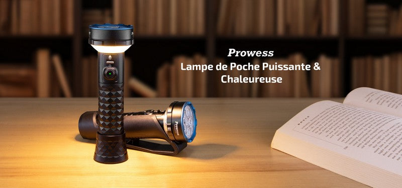Lampe Torche Lanterne Olight Prowess 5000 Lumens éclairage bidirectionnel  NYCTALOPE  