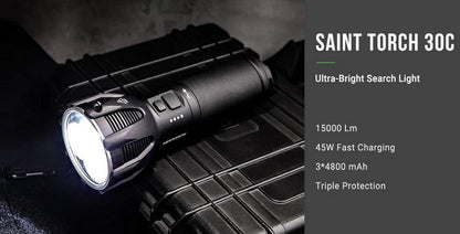 Lampe torche Nextorch ST30C - 15 000 Lumens - rechargeable - Powerbank intégré  NYCTALOPE  
