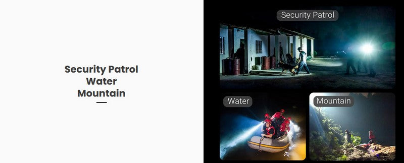 Lampe torche Nextorch ST30C - 15 000 Lumens - rechargeable - Powerbank intégré  NYCTALOPE  