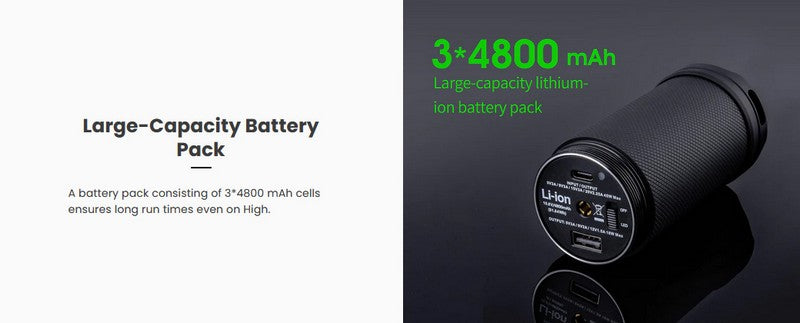 Lampe torche Nextorch ST30C - 15 000 Lumens - rechargeable - Powerbank intégré  NYCTALOPE  