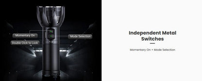 Lampe torche Nextorch ST30C - 15 000 Lumens - rechargeable - Powerbank intégré  NYCTALOPE  