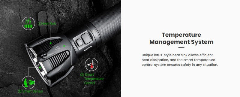 Lampe torche Nextorch ST30C - 15 000 Lumens - rechargeable - Powerbank intégré  NYCTALOPE  