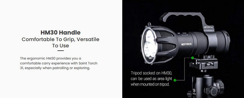 Lampe torche Nextorch ST30C - 15 000 Lumens - rechargeable - Powerbank intégré  NYCTALOPE  