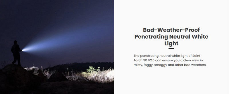 Lampe torche Nextorch ST30 V2.0 - 8000 Lumens - rechargeable - Powerbank intégré  NYCTALOPE  