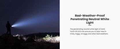 Lampe torche Nextorch ST30 V2.0 - 8000 Lumens - rechargeable - Powerbank intégré  NYCTALOPE  