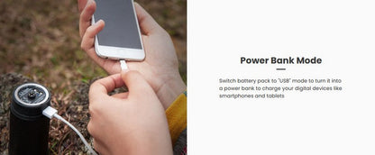 Lampe torche Nextorch ST30 V2.0 - 8000 Lumens - rechargeable - Powerbank intégré  NYCTALOPE  