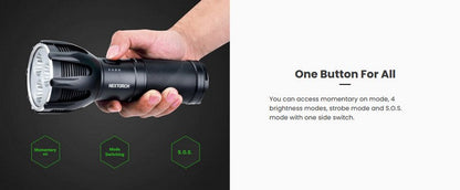 Lampe torche Nextorch ST30 V2.0 - 8000 Lumens - rechargeable - Powerbank intégré  NYCTALOPE  