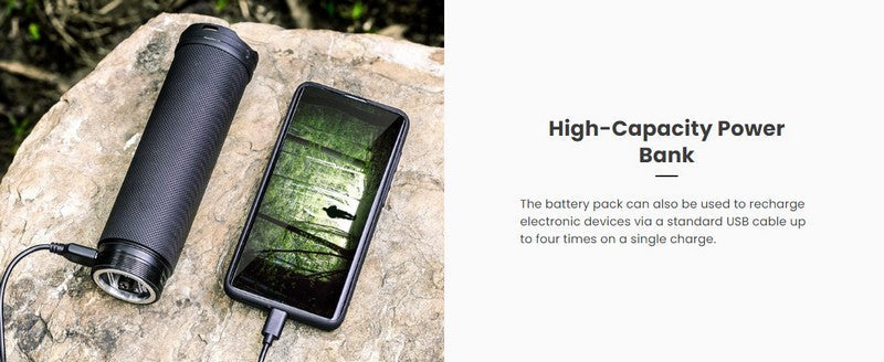 Lampe torche Nextorch ST31 - 20 000 Lumens - rechargeable - Powerbank intégré  NYCTALOPE  