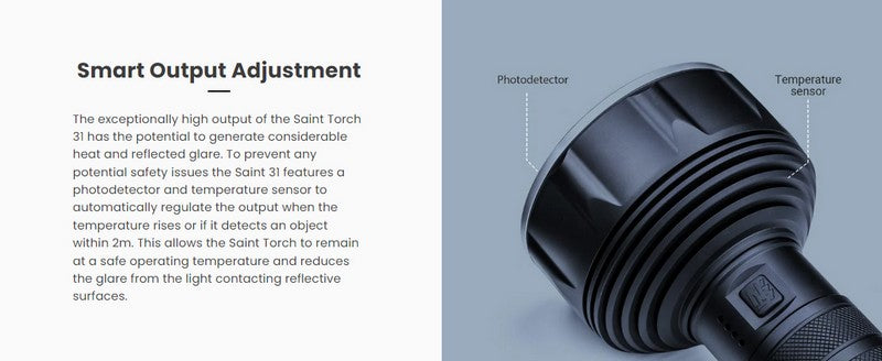 Lampe torche Nextorch ST31 - 20 000 Lumens - rechargeable - Powerbank intégré  NYCTALOPE  