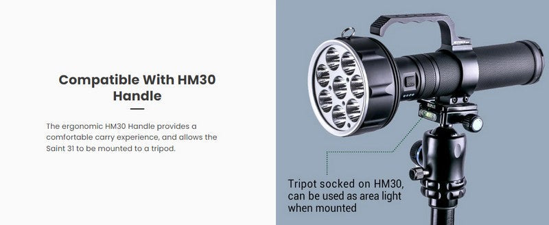 Lampe torche Nextorch ST31 - 20 000 Lumens - rechargeable - Powerbank intégré  NYCTALOPE  