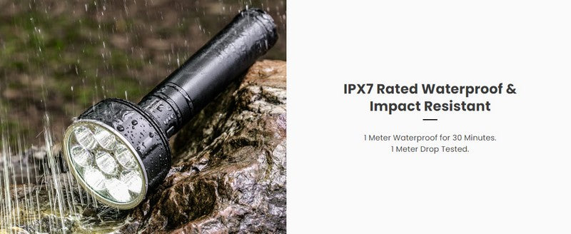 Lampe torche Nextorch ST31 - 20 000 Lumens - rechargeable - Powerbank intégré  NYCTALOPE  