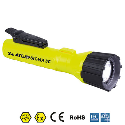 Lampe Torche Nightsearcher Sigma 3C 150 Lumens - ATEX - Zone 0 - NYCTALOPE