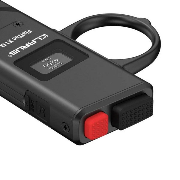 Lampe Torche FlatTac Klarus X1-K - 4200Lumens rechargeable USB-C - avec anneau tactique  NYCTALOPE  
