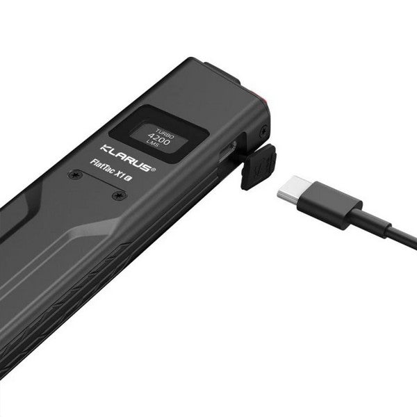 Lampe Torche FlatTac Klarus X1-E - 4200Lumens rechargeable USB-C  NYCTALOPE  