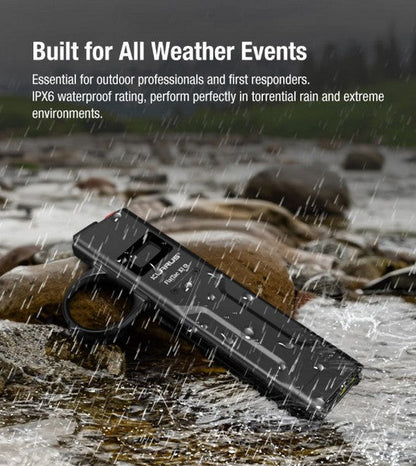 Lampe Torche FlatTac Klarus X1-K - 4200Lumens rechargeable USB-C - avec anneau tactique  NYCTALOPE  