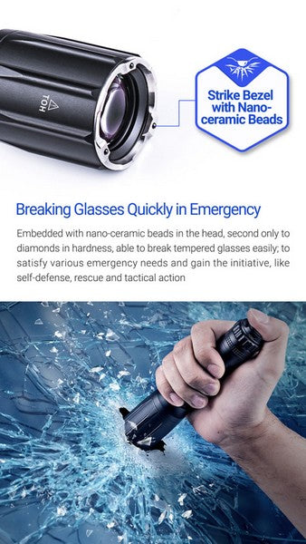 Lampe Torche Laser LEP Nextorch T10L - 520 Lumens rechargeable - Ultra longue portée  NYCTALOPE  