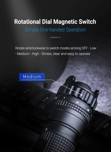 Lampe Torche Laser LEP Nextorch T10L - 520 Lumens rechargeable - Ultra longue portée  NYCTALOPE  