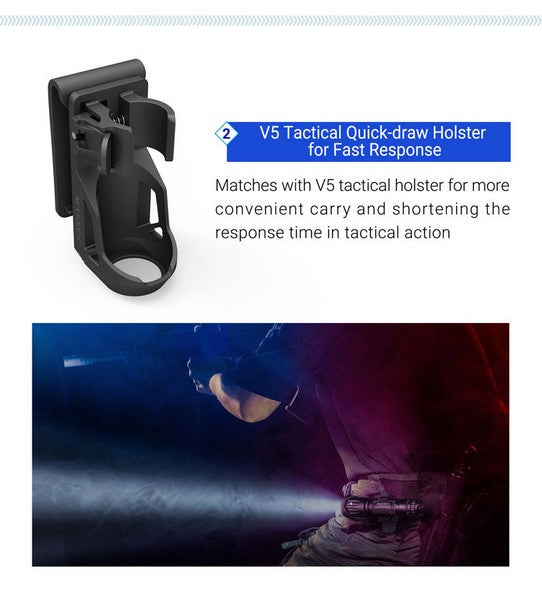 Lampe Torche Laser LEP Nextorch T10L - 520 Lumens rechargeable - Ultra longue portée  NYCTALOPE  