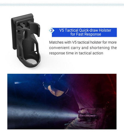 Lampe Torche Laser LEP Nextorch T10L - 520 Lumens rechargeable - Ultra longue portée  NYCTALOPE  