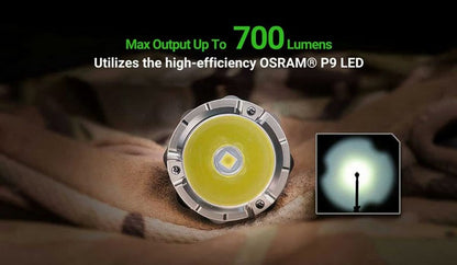 Lampe Torche Tactique Nextorch TA15 V2.0 - 700 Lumens One Step Strobe  NYCTALOPE  