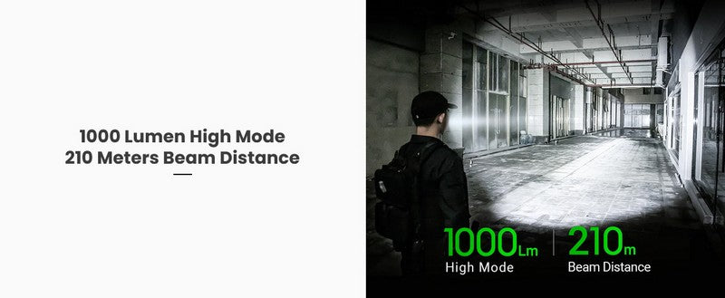 Lampe Torche Tactique Nextorch TA20 - 1000 Lumens  NYCTALOPE  