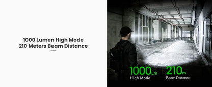 Lampe Torche Tactique Nextorch TA20 - 1000 Lumens  NYCTALOPE  