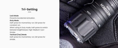 Lampe Torche Tactique Nextorch TA20 - 1000 Lumens  NYCTALOPE  