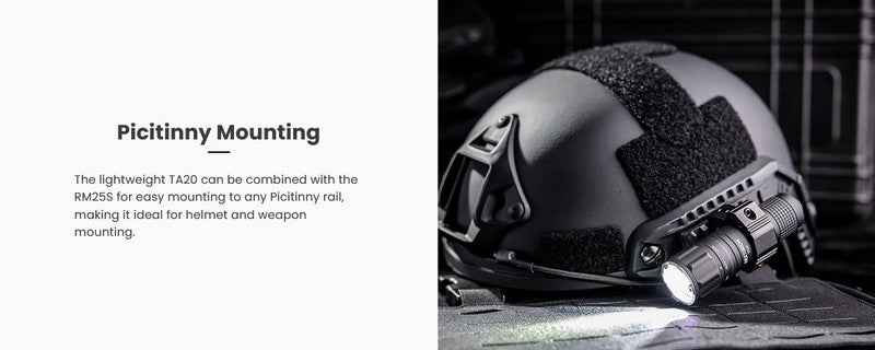 Lampe Torche Tactique Nextorch TA20 - 1000 Lumens  NYCTALOPE  
