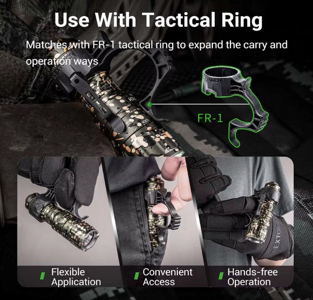 Lampe Torche Tactique Nextorch TA20NC - Camouflage - 1000 Lumens - NYCTALOPE