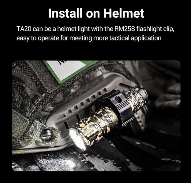 Lampe Torche Tactique Nextorch TA20NC - Camouflage - 1000 Lumens - NYCTALOPE