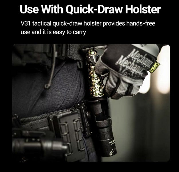 Lampe Torche Tactique Nextorch TA20NC - Camouflage - 1000 Lumens - NYCTALOPE