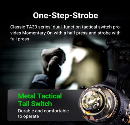 Lampe Torche Tactique Nextorch TA20NC - Camouflage - 1000 Lumens - NYCTALOPE