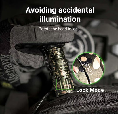 Lampe Torche Tactique Nextorch TA20NC - Camouflage - 1000 Lumens - NYCTALOPE