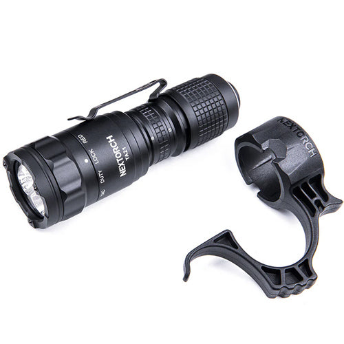 Lampe Torche Tactique Nextorch TA21 SET - 1300 Lumens - lumière rouge - anneau tactique - NYCTALOPE