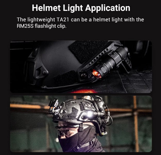 Lampe Torche Tactique Nextorch TA21 SET - 1300 Lumens - lumière rouge - anneau tactique - NYCTALOPE