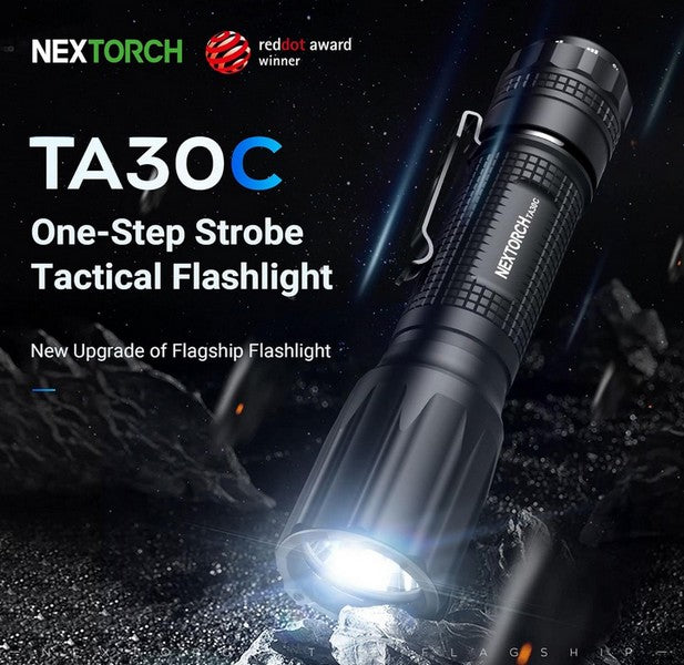 Lampe Torche Tactique Nextorch TA30C - 1600 Lumens  NYCTALOPE  