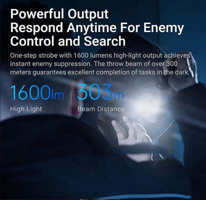 Lampe Torche Tactique Nextorch TA30C - 1600 Lumens  NYCTALOPE  