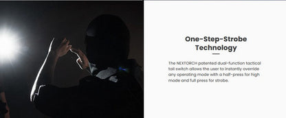Lampe Torche Tactique Nextorch TA30C MAX - 3000 Lumens  NYCTALOPE  