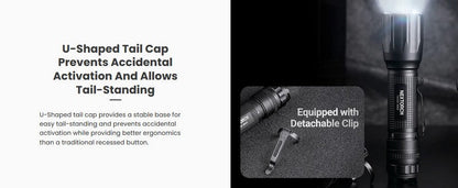 Lampe Torche Tactique Nextorch TA30C MAX - 3000 Lumens  NYCTALOPE  