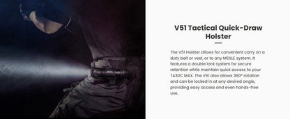 Lampe Torche Tactique Nextorch TA30C MAX - 3000 Lumens  NYCTALOPE  