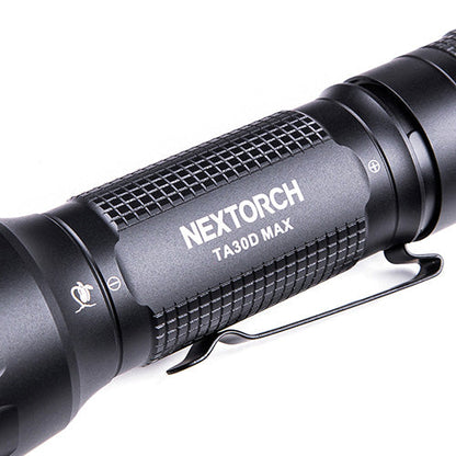 Lampe Torche Tactique Nextorch TA30D MAX SET - 4000 Lumens avec anneau tactique  NYCTALOPE  
