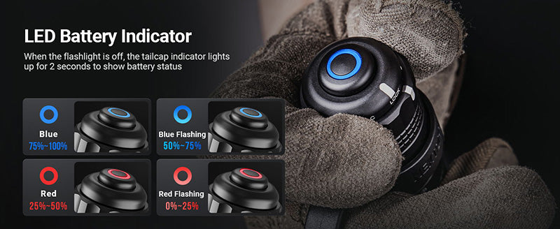 Lampe Torche Tactique Nextorch TA30D MAX SET - 4000 Lumens avec anneau tactique Nextorch